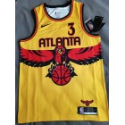 Maillot Atlanta Hawks 2021 2022 Huerter 3 City Edition Jaune