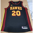 Maillot Atlanta Hawks Jordan Collins 20 Noir