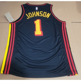 Maillot Atlanta Hawks Jordan Johnson 1 Noir