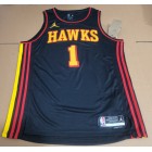 Maillot Atlanta Hawks Jordan Johnson 1 Noir