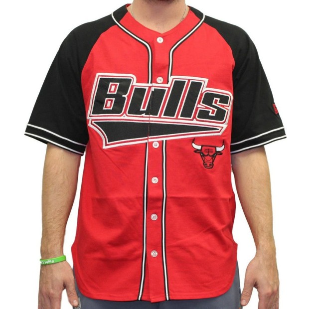 Maillot Baseball Chicago Bulls Rouge