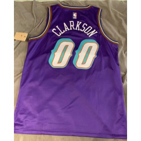 Maillot Basket 00 Clarkson Jazz Throwback Violet
