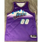 Maillot Basket 00 Clarkson Jazz Throwback Violet