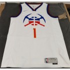 Maillot Basket 1 Porter Jr. Nuggets 2020-21 Earned Edition Blanc