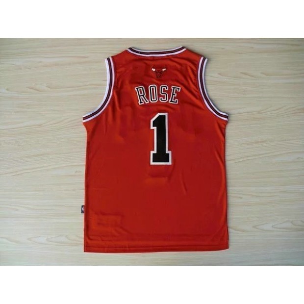 Maillot Basket 1 Rose Chicago Bulls Rouge