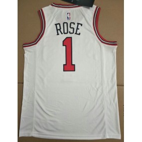 Maillot Basket 1 Rose bulls Blanc