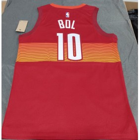 Maillot Basket 10 Bol Nuggets 2020-21 City Edition Rouge