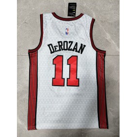 Maillot Basket 11 Derozan Bulls 2022-23 City Edition Blanc