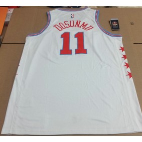 Maillot Basket 11 Dosunmu Chicago Bulls 2018-19 City Edition Blanc