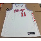 Maillot Basket 11 Dosunmu Chicago Bulls 2018-19 City Edition Blanc