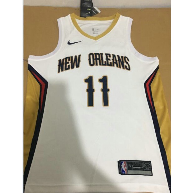Maillot Basket 11 Holiday Pelicans Blanc