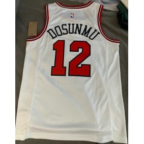 Maillot Basket 12 Dosunmu Chicago Bulls Blanc
