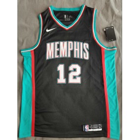 Maillot Basket 12 Morant Grizzlies 2020-21 Noir