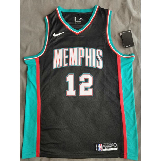 Maillot Basket 12 Morant Grizzlies 2020-21 Noir