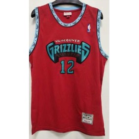 Maillot Basket 12 Morant Memphis Grizzlies Rouge
