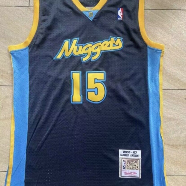 Maillot Basket 15 Anthony Nuggets 2006-07 Bleu Marine
