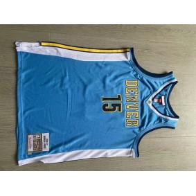 Maillot Basket 15 Jokic Nuggets 2016-17 Vintage Bleu