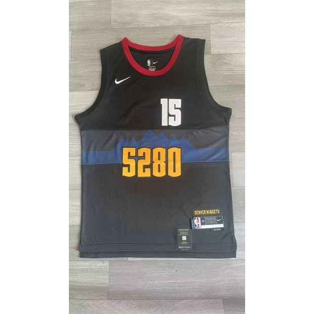 Maillot Basket 15 Jokic Nuggets 2023-24 City Edition Noir