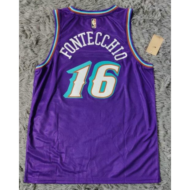 Maillot Basket 16 Simone Fontecchio Jazz Violet