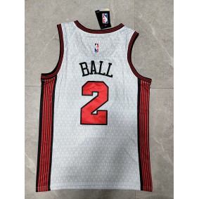 Maillot Basket 2 Ball Bulls 2022-23 City Edition Blanc
