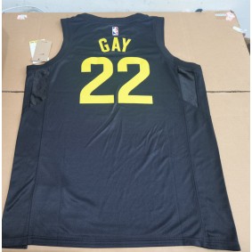 Maillot Basket 22 Gay Utah Jazz Noir