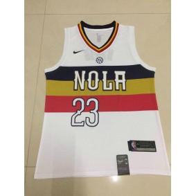 Maillot Basket 23 Davis Pelicans Earned Edition Blanc
