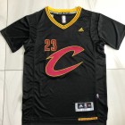 Maillot Basket 23 James Cleveland Cavaliers Noir Manche Courte