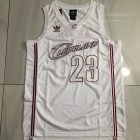Maillot Basket 23 James Cleveland Cavaliers Vintage Blanc