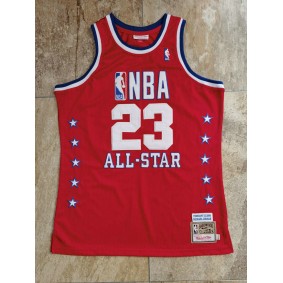 Maillot Basket 23 Jordan 1989 All Star Game Rouge