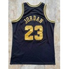 Maillot Basket 23 Jordan Bulls 1997-98 Authentique Noir Or