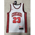 Maillot Basket 23 Jordan Bulls 2022-23 City Edition Blanc