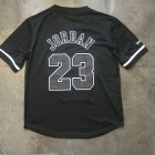 Maillot Basket 23 Jordan Bulls Manche Courte Noir