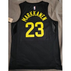 Maillot Basket 23 Lauri Markkanen Jazz 2022-23 Noir