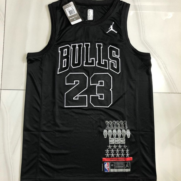 Maillot Basket 23 Michael Jordan MVP Authentic Noi...