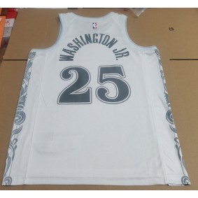 Maillot Basket 25 Washington JR. Dallas Mavericks 2024-25 City Edition Blanc