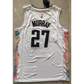 Maillot Basket 27 Murray Nuggets 2024-25 City Edition Blanc