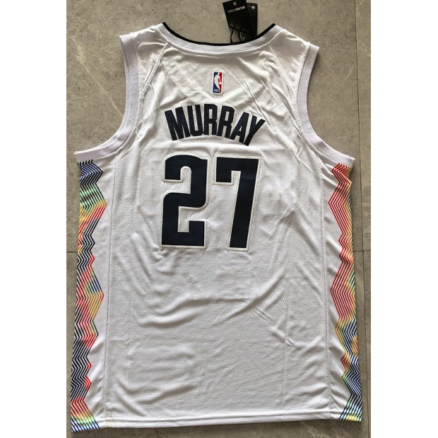 Maillot Basket 27 Murray Nuggets 2024-25 City Edition Blanc