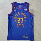 Maillot Basket 27 Murray Nuggets Mile High City 2022-23 Bleu