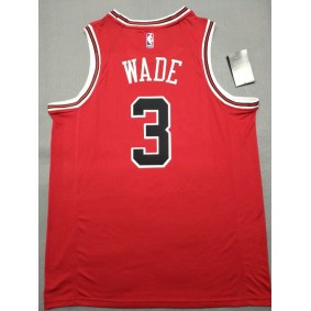 Maillot Basket 3 Wade Bulls Rouge