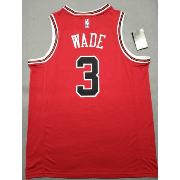 Maillot Basket 3 Wade Bulls Rouge