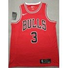 Maillot Basket 3 Wade Bulls Rouge
