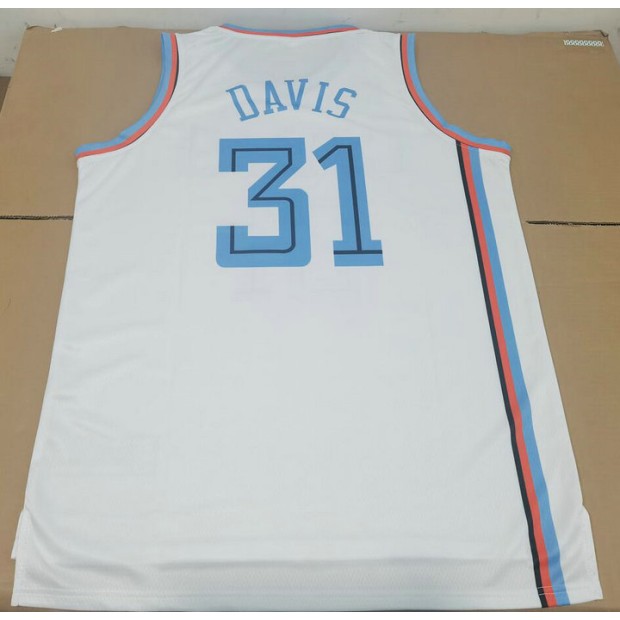 Maillot Basket 31 Davis Cavaliers Vintage Blanc