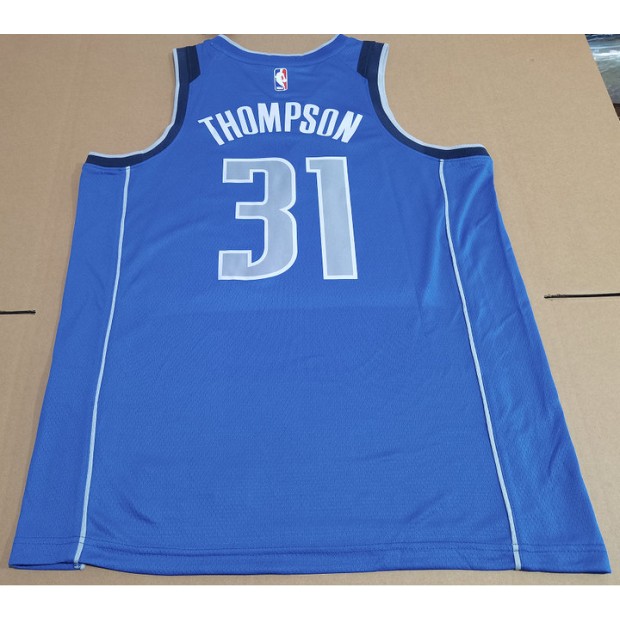 Maillot Basket 31 Thompson Dallas Mavericks Bleu