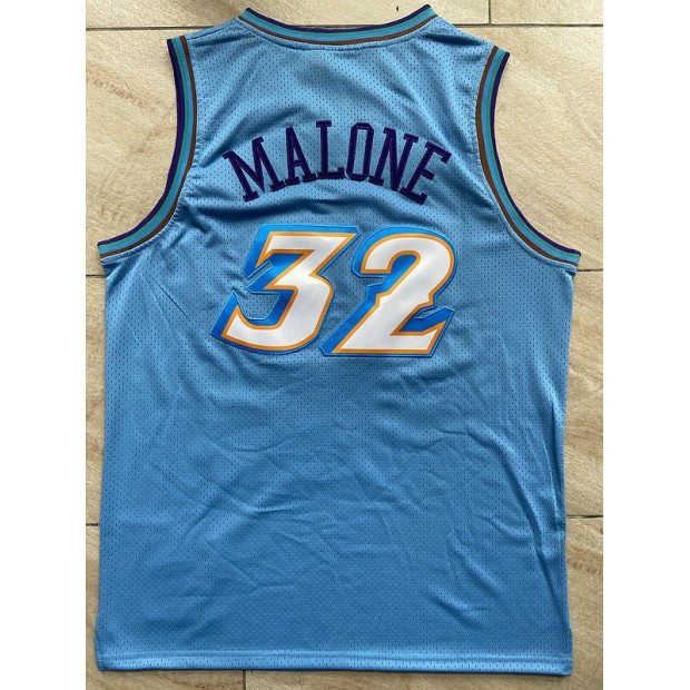 Maillot Basket 32 Malone Utah Jazz 1996-97 Bleu