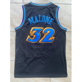 Maillot Basket 32 Malone Utah Jazz 1996-97 Noir