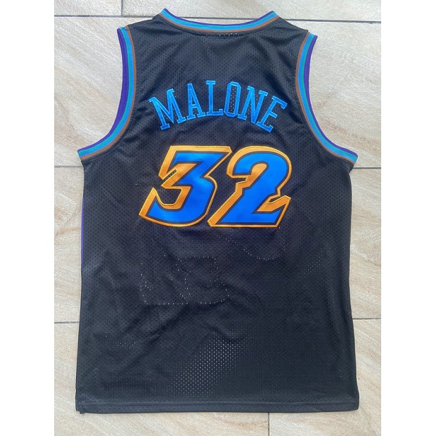 Maillot Basket 32 Malone Utah Jazz 1996-97 Noir