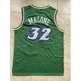 Maillot Basket 32 Malone Utah Jazz 1996-97 Vert