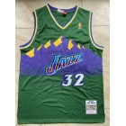Maillot Basket 32 Malone Utah Jazz 1996-97 Vert