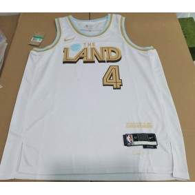 Maillot Basket 4 Mobley Cavaliers 2022-23 City Edition Blanc