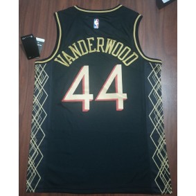 Maillot Basket 44 Vanderwood Bulls Noir Motor City Edition